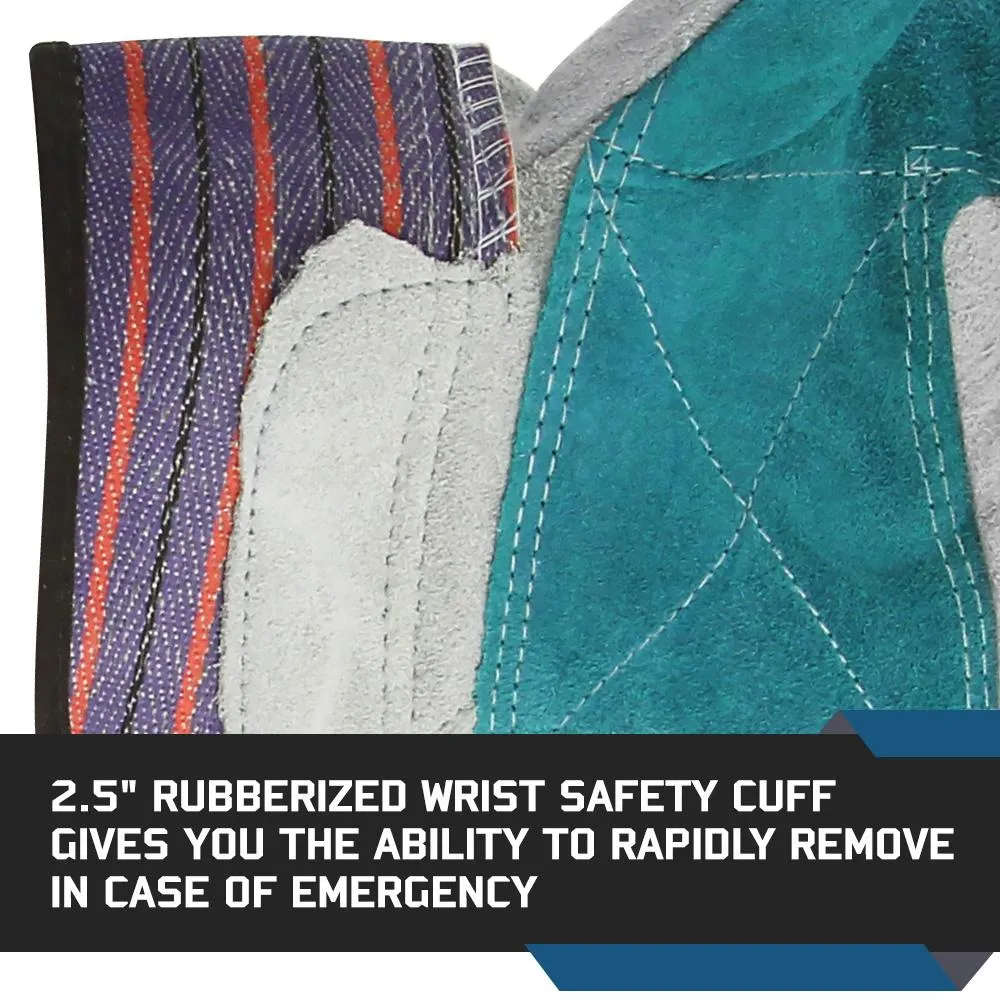 Deluxe Short Cuff - Welding Gloves - 6 Pair