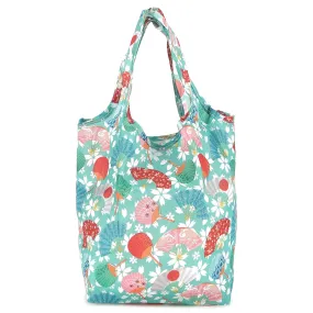 Foldable Bag Joy Japanese Floral Green