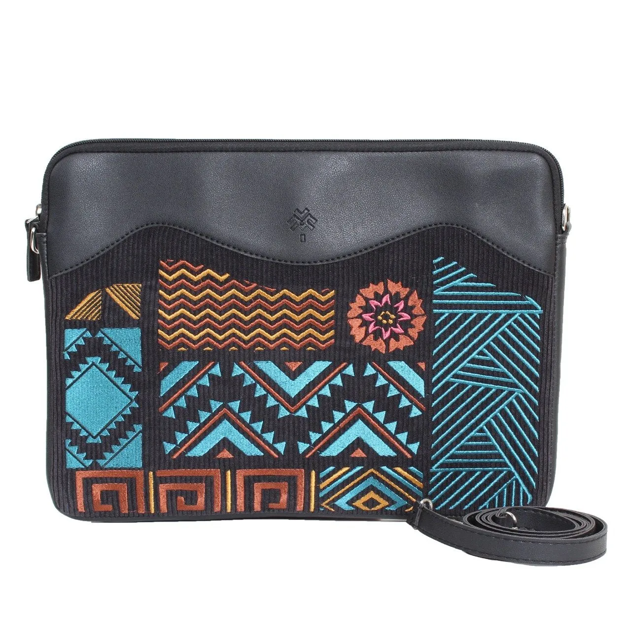 Geometric Laptop Sleeve Black