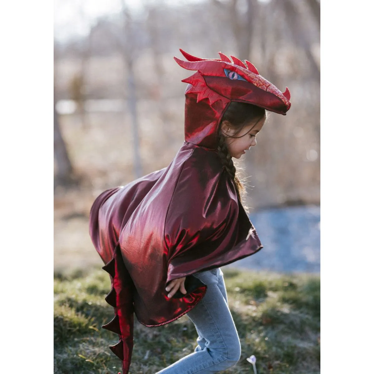 Great Pretenders Ruby The Metallic Dragon Cape