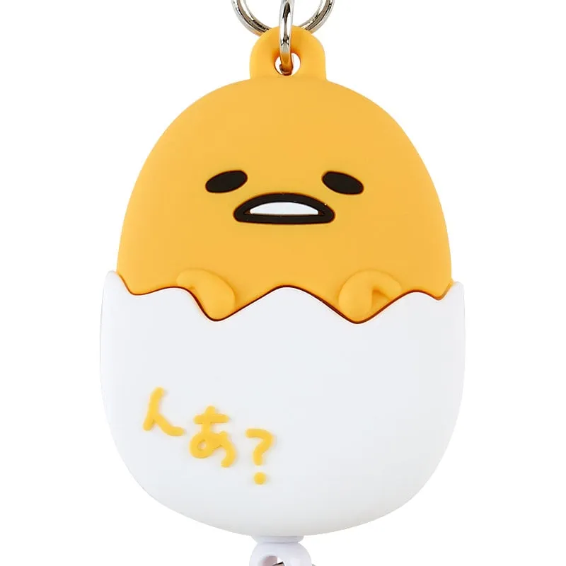 Gudetama Bestie Face Badge Reel