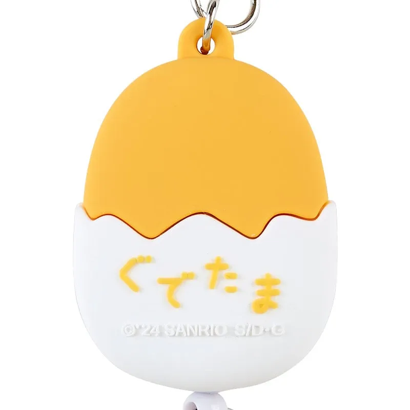 Gudetama Bestie Face Badge Reel