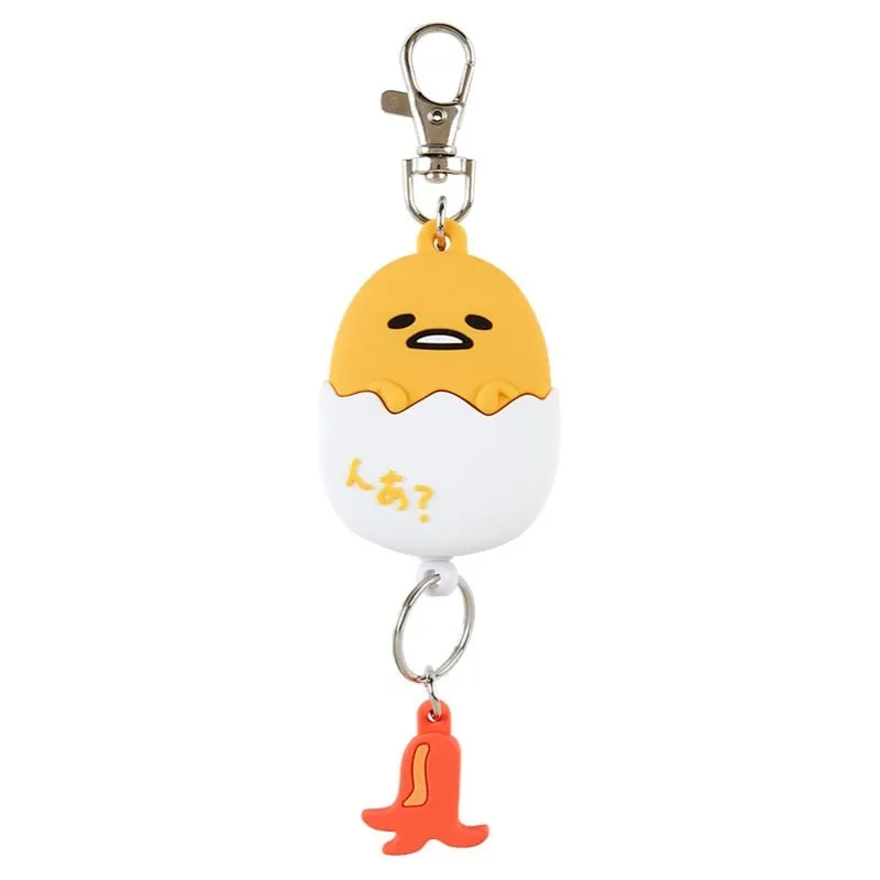 Gudetama Bestie Face Badge Reel