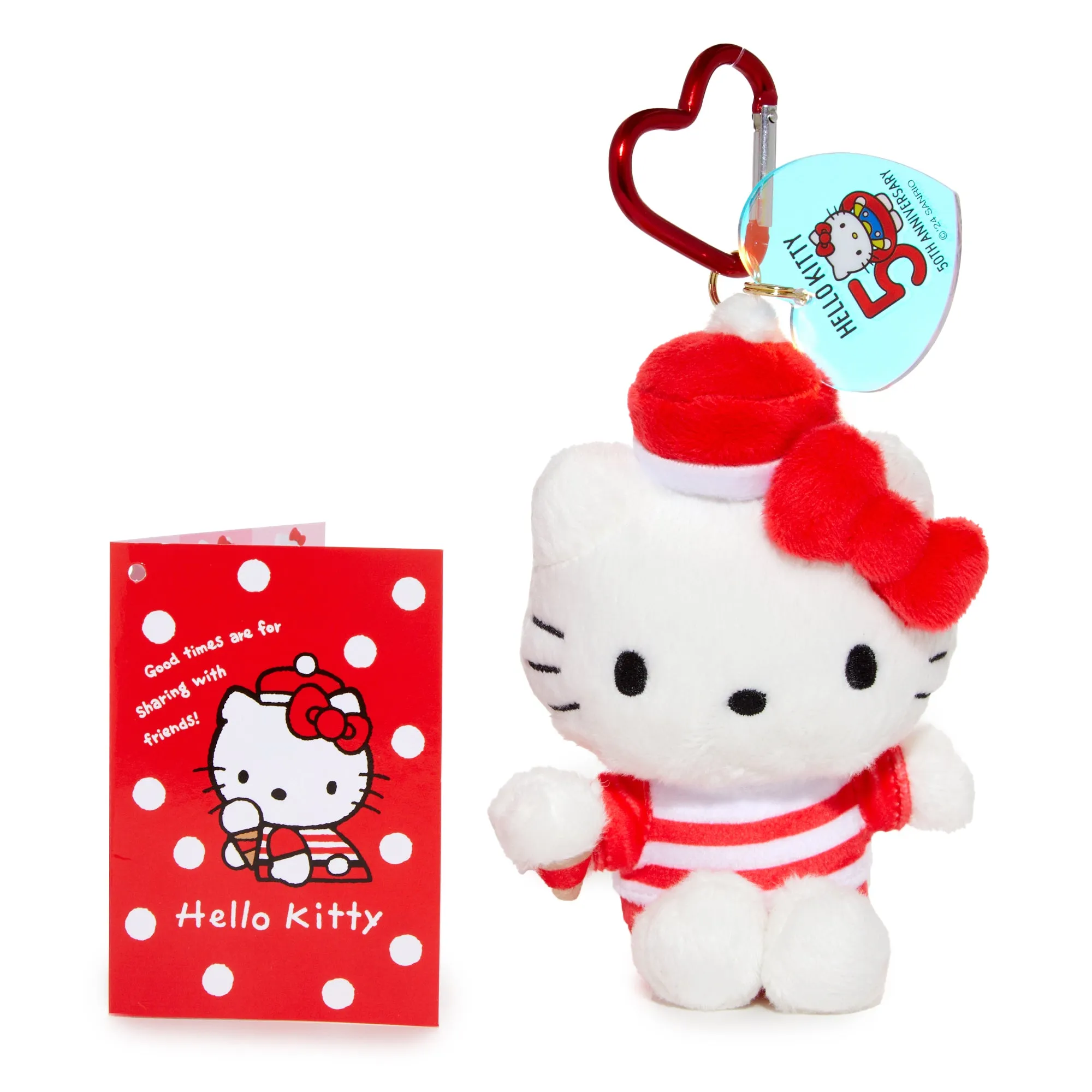 Hello Kitty 50th Anniversary Plush Mascot (1990)