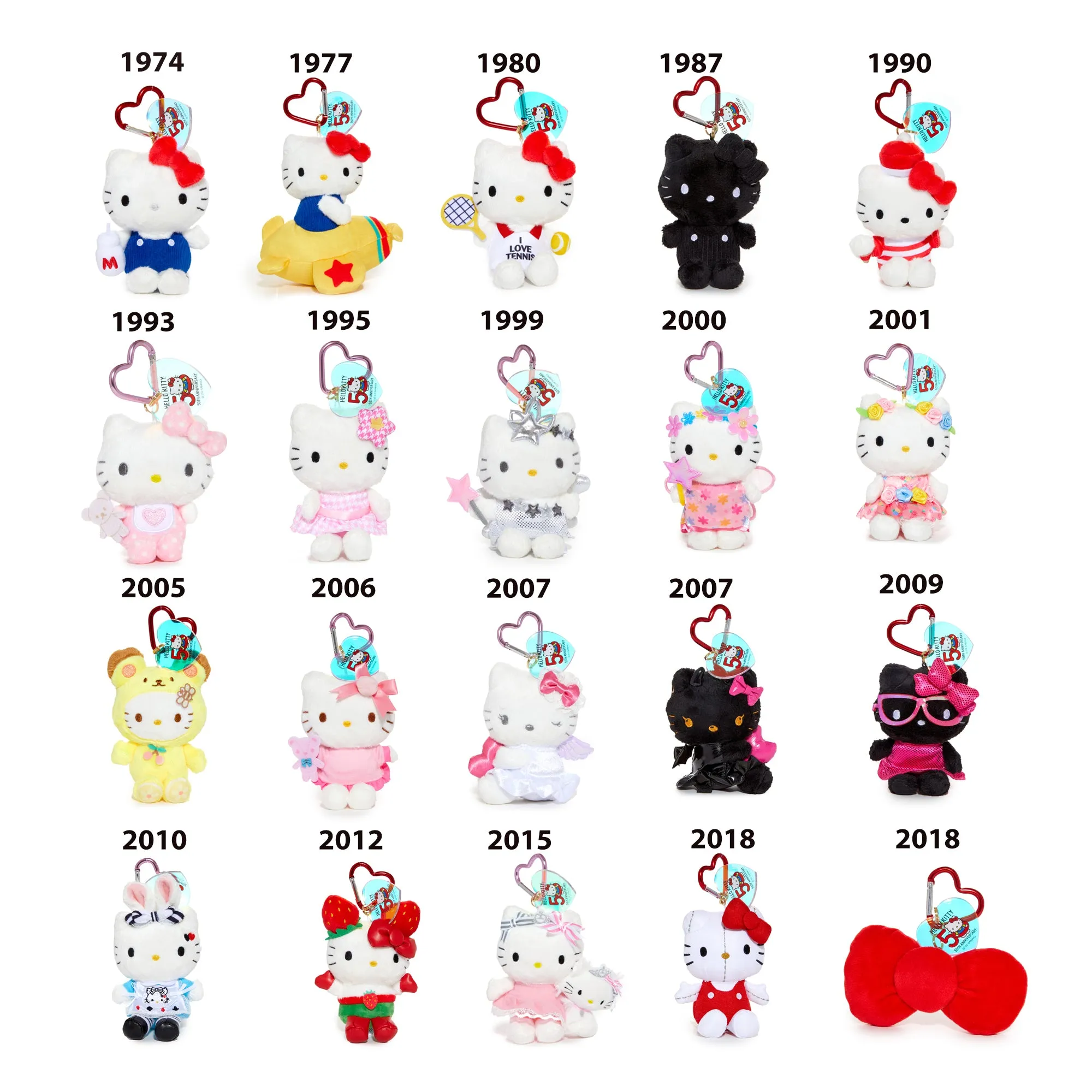 Hello Kitty 50th Anniversary Plush Mascot (2005)