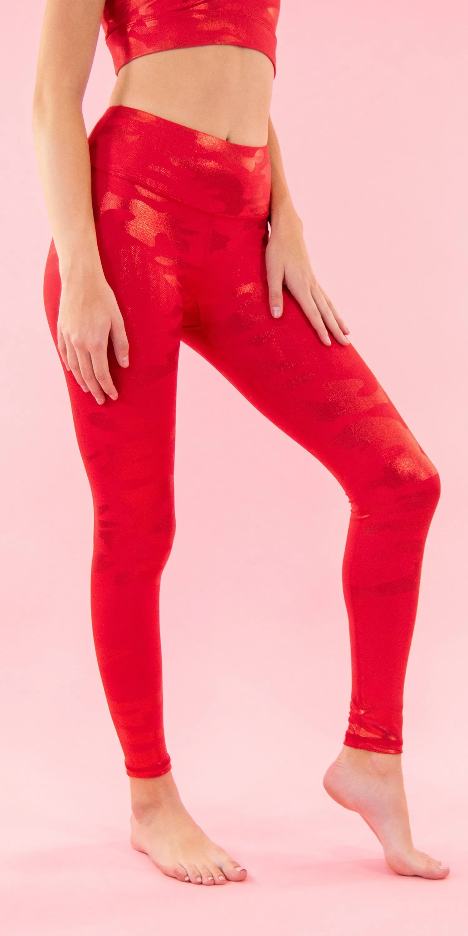 High-Performance Compression Red Camo - Legging [Final Sale]