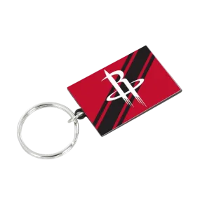 Houston Rockets Aminco Striped Acrylic Keychain