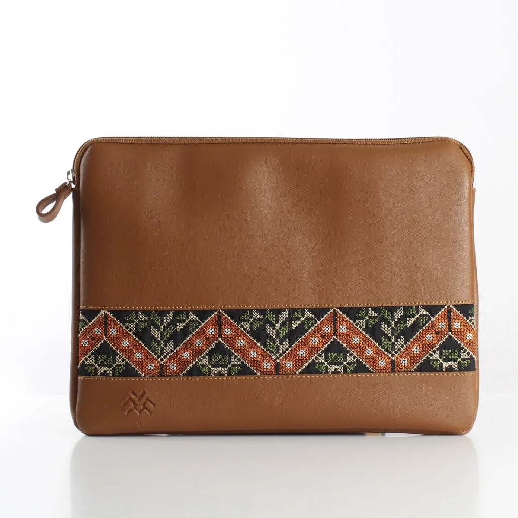 Laptop Sleeve Havane X Orange-Green