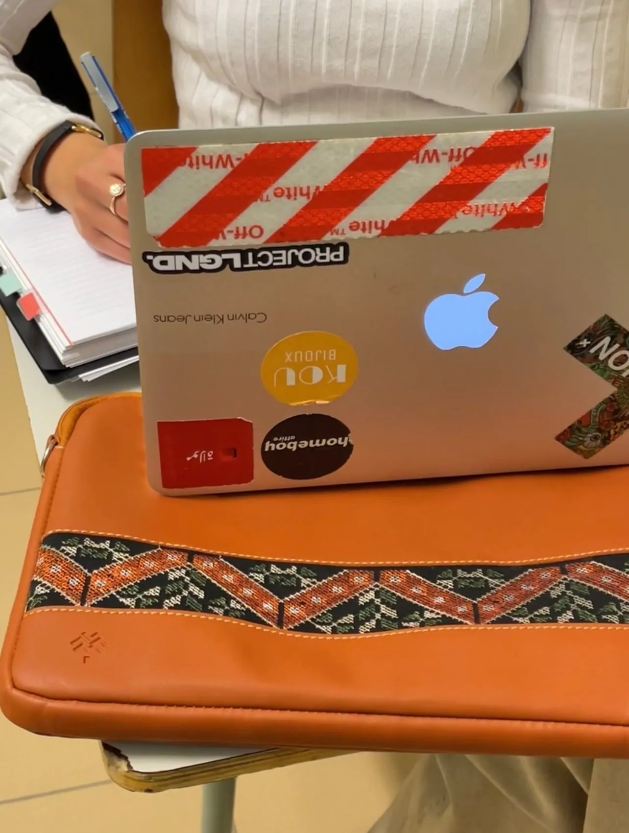 Laptop Sleeve Havane X Orange-Green