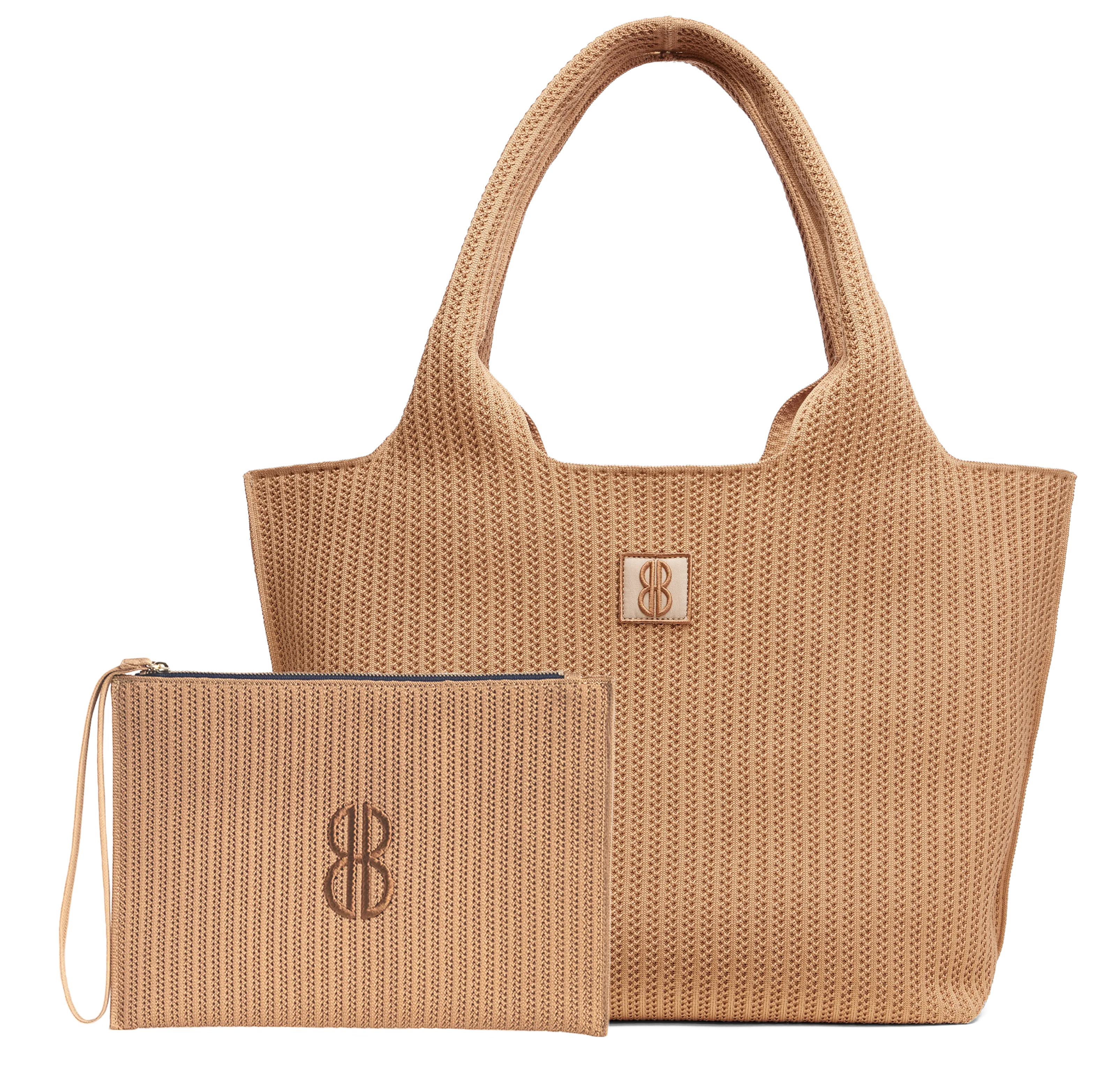 large - Buckthorn Stripe tote with pouch