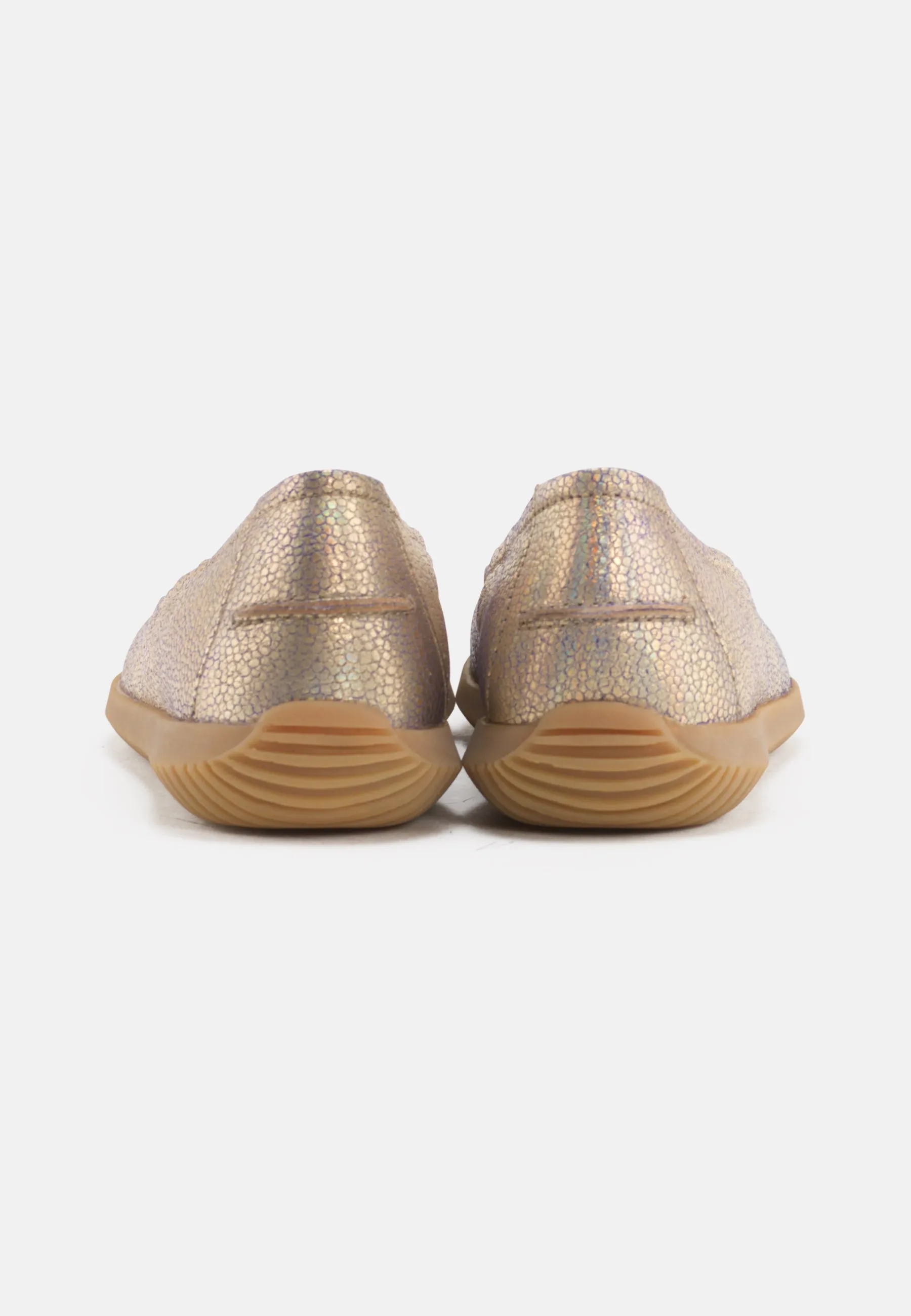 Marie Ballerina Metallic Suede - Multicolor