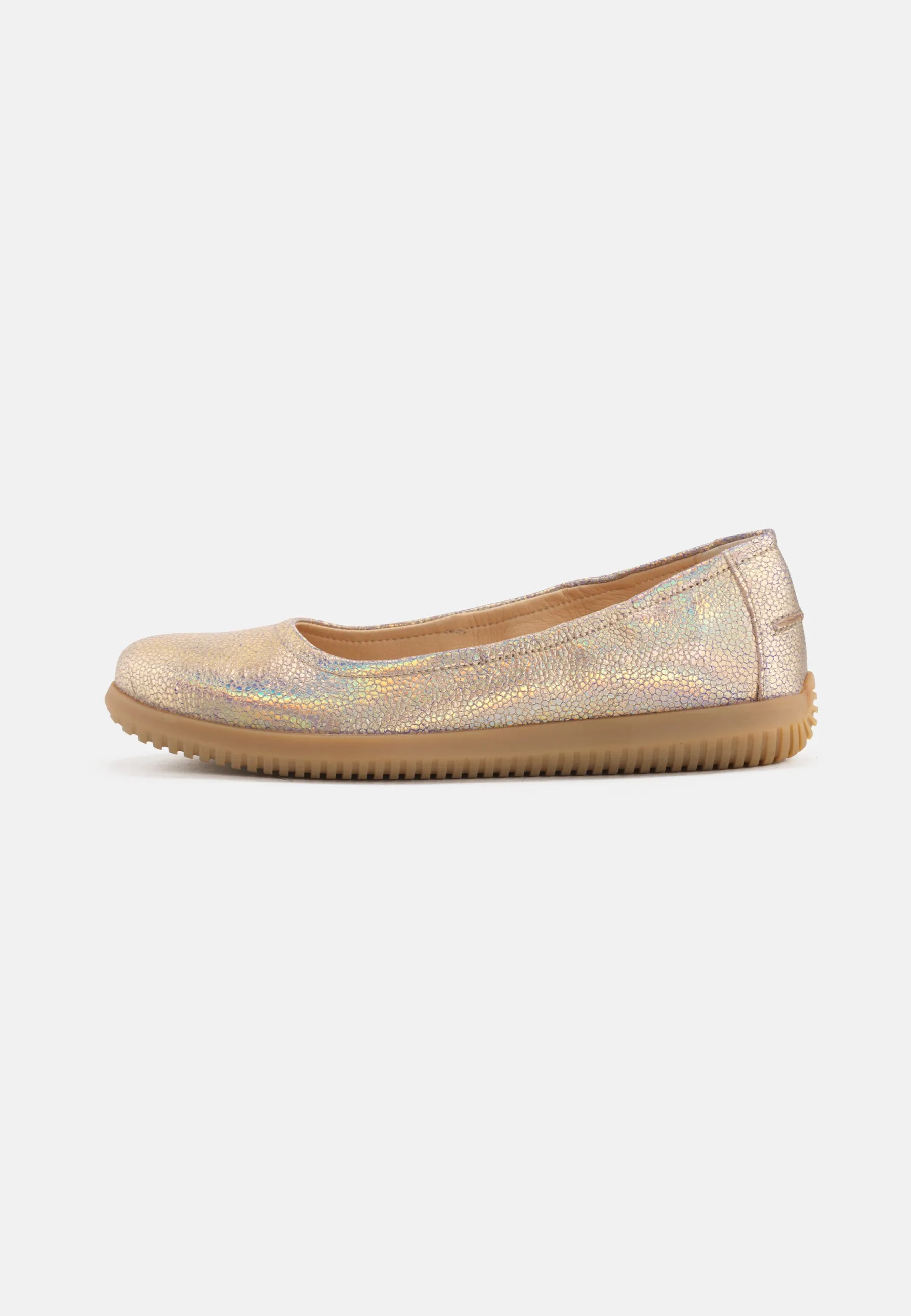 Marie Ballerina Metallic Suede - Multicolor