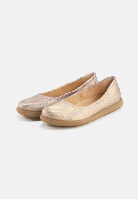 Marie Ballerina Metallic Suede - Multicolor