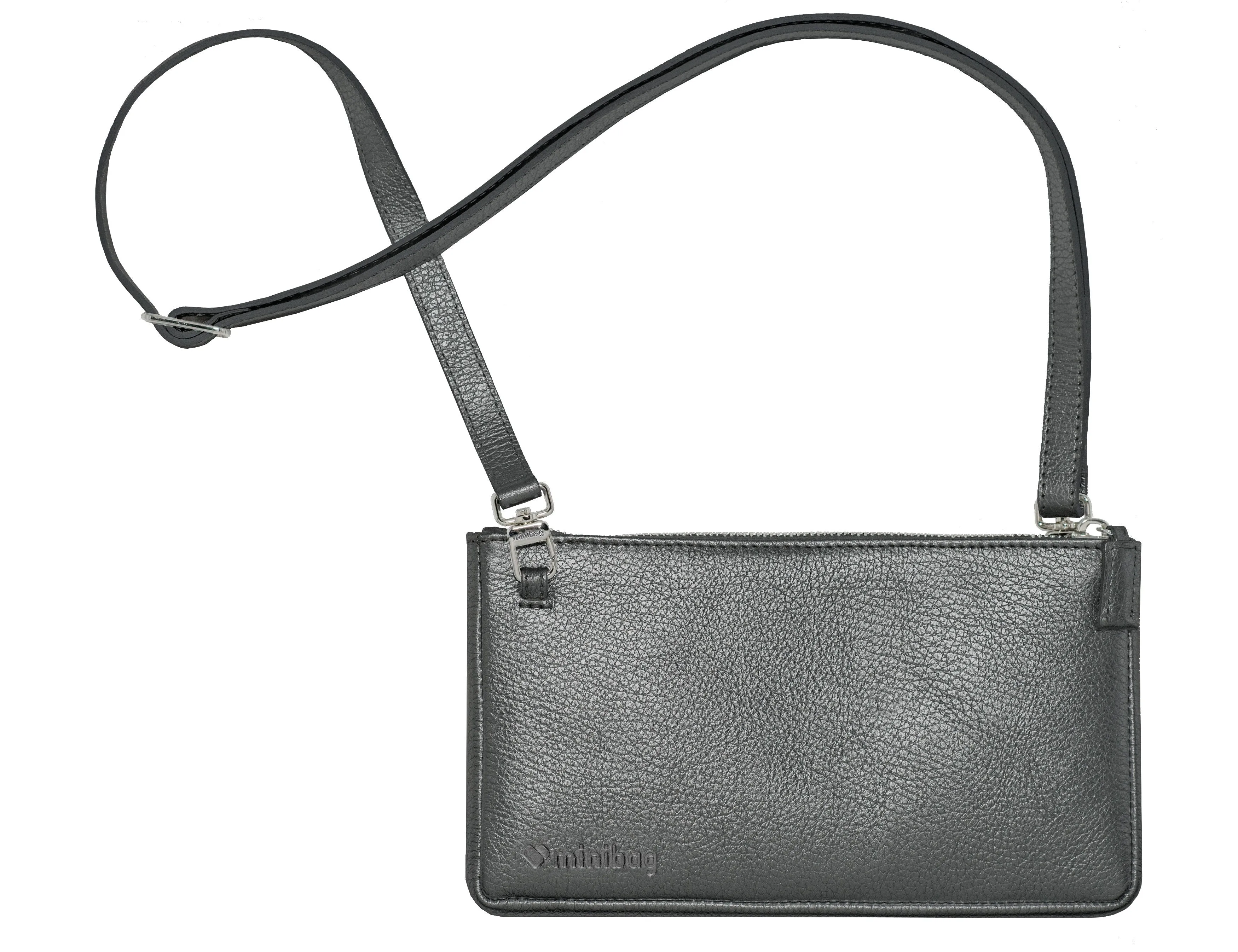 minibag metallic anthracite