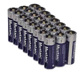 Mustang Brand AA Batteries-24 Pack