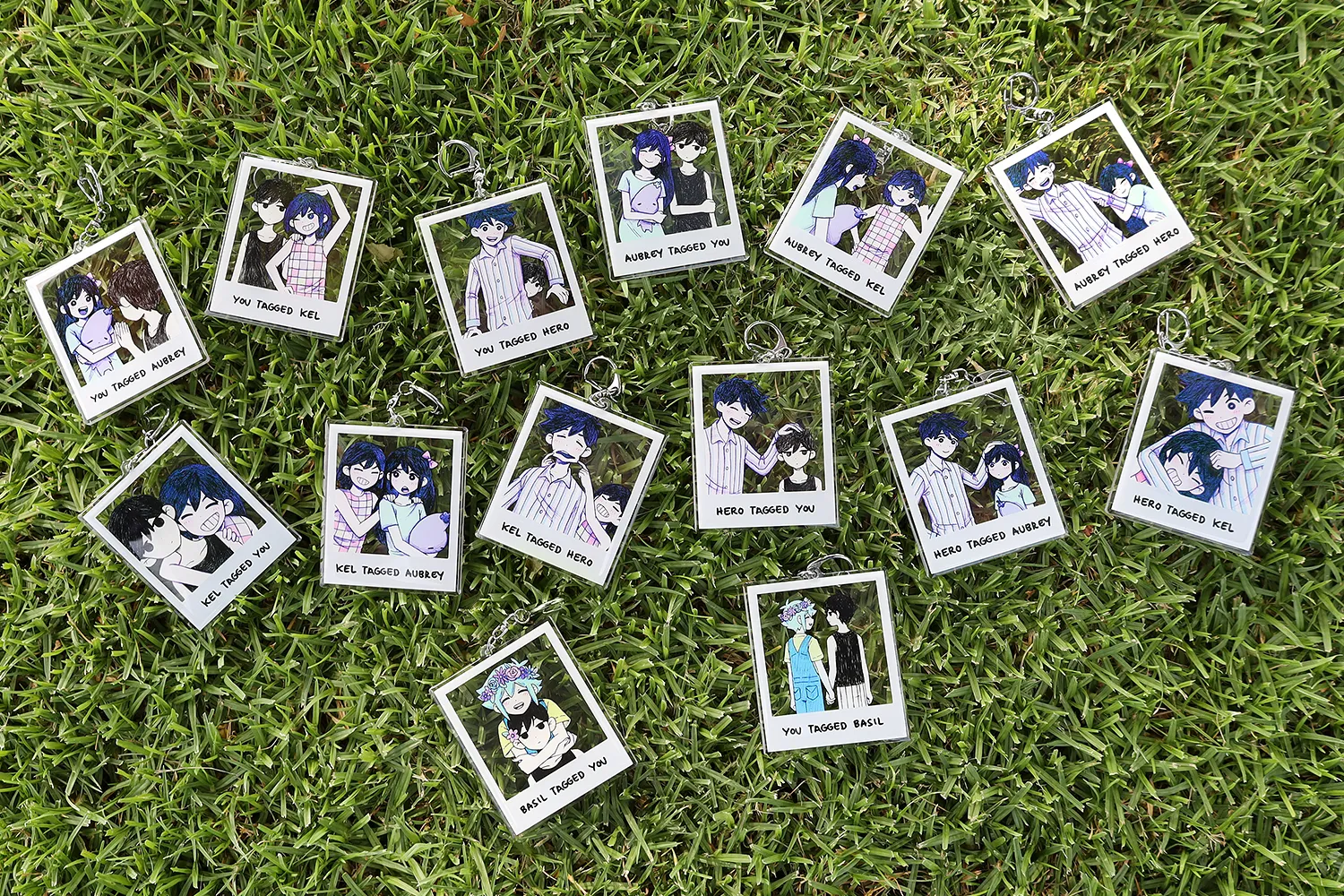 OMORI Tag Photo Acrylic Keychains