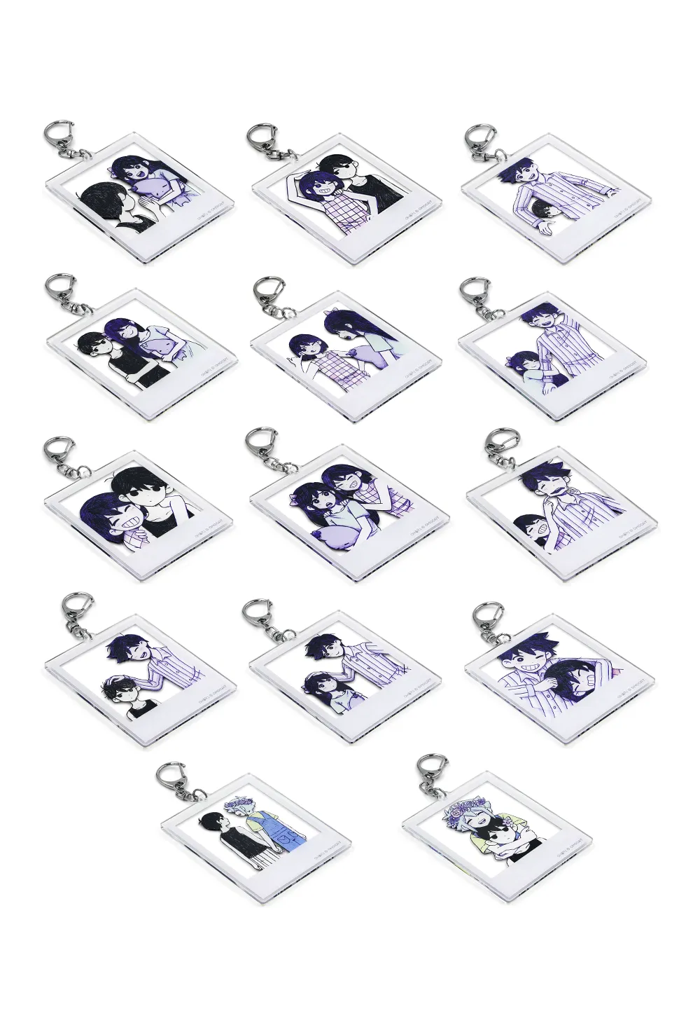 OMORI Tag Photo Acrylic Keychains