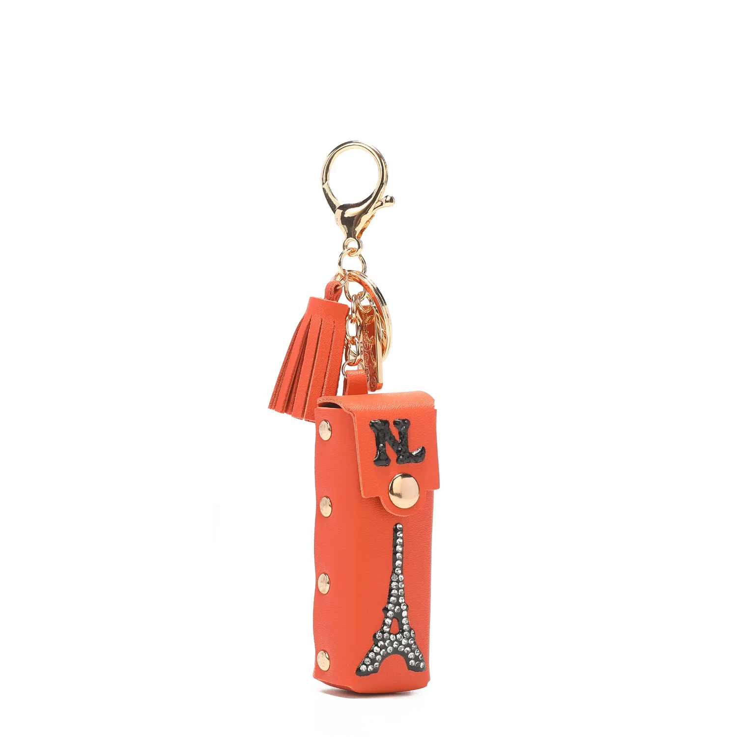 PARIS LIPSTICK HOLDER KEYCHAIN