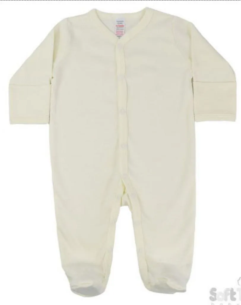 Plain Babygrow - 4 Colours