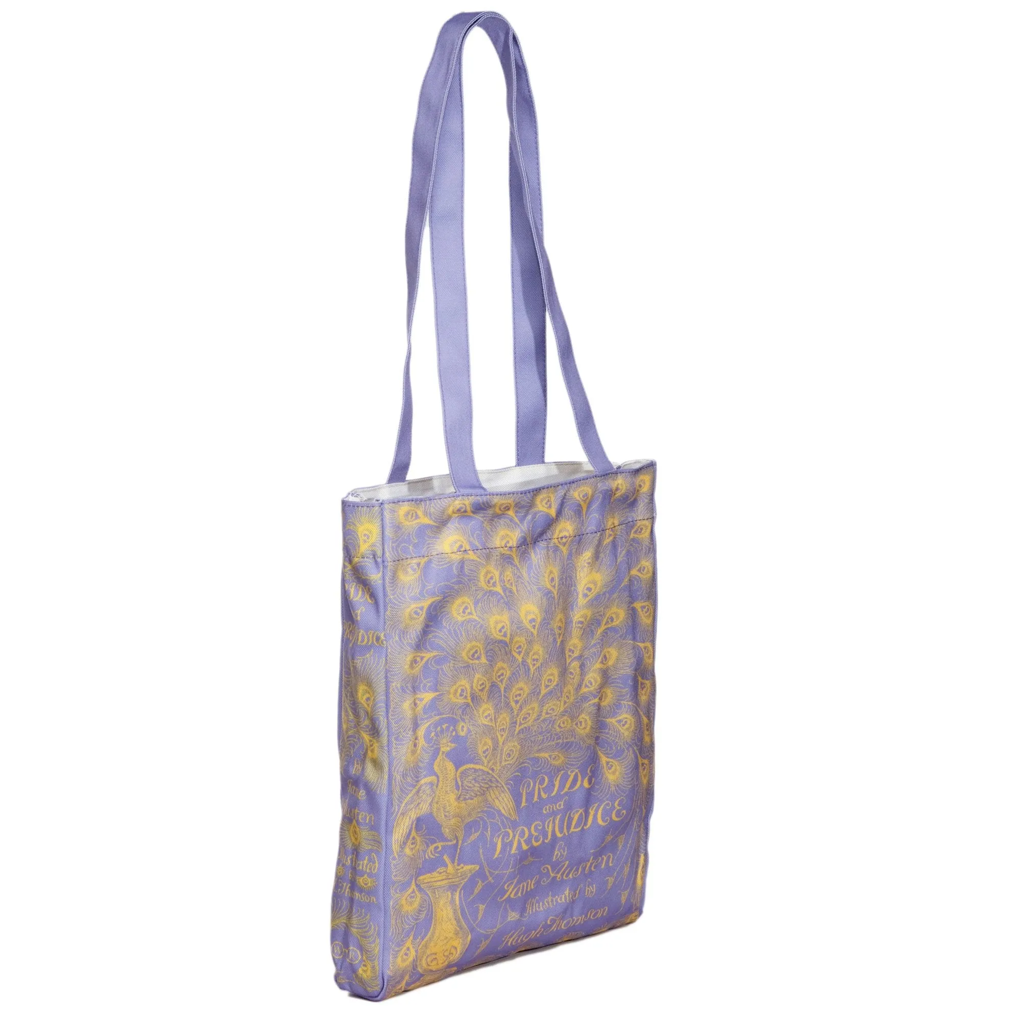 Pride and Prejudice Purple Tote Bag