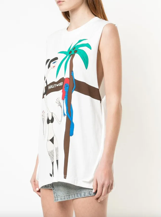 PRINTED TANK TOP