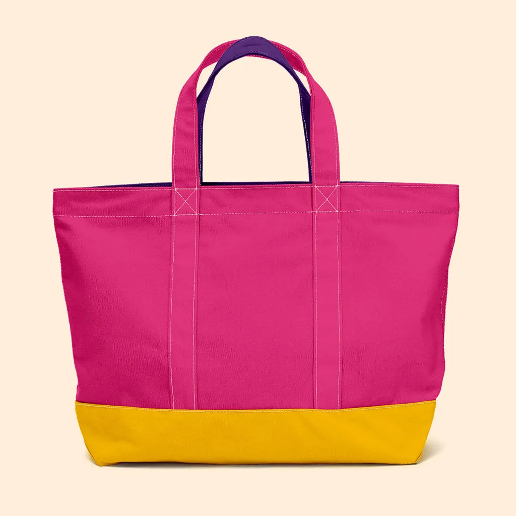 "Big Sur" Zippered Tote (BS180017Z)