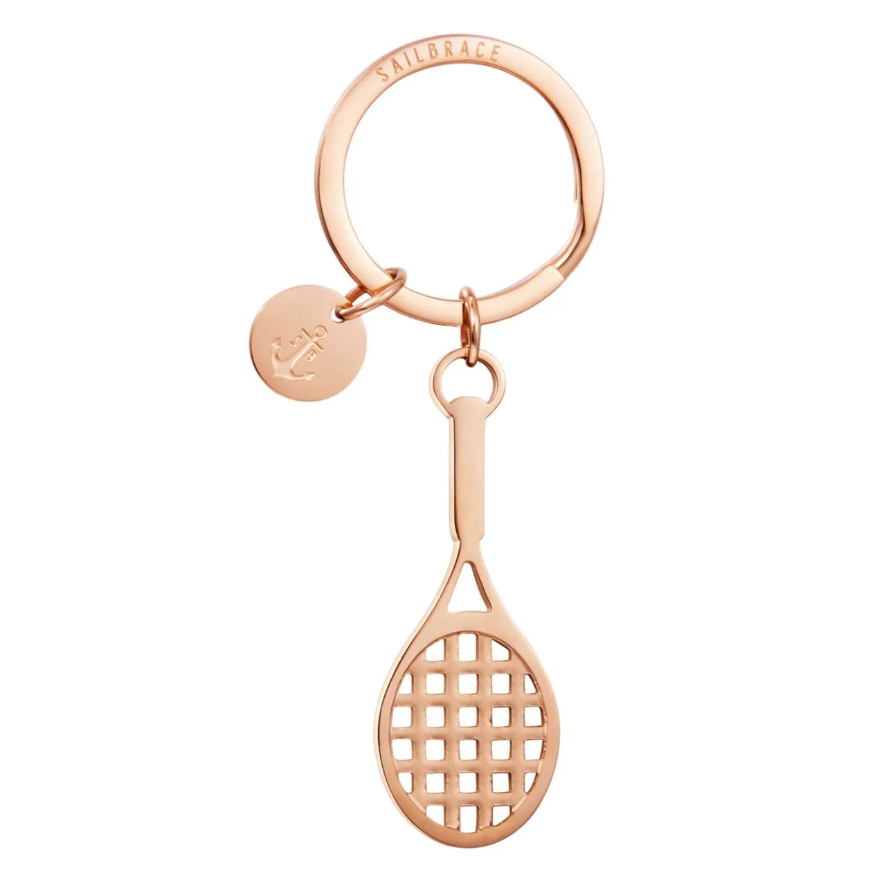 Rose gold Tennis Keychain