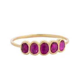 Ruby Multistone Ring