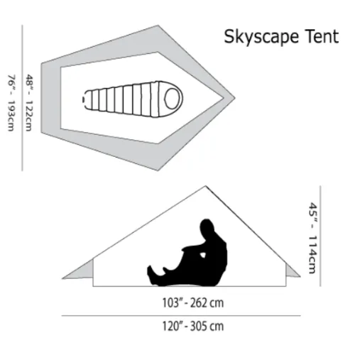 Skyscape Trekker (Silicone coated Polyester) by Six Moon Designs