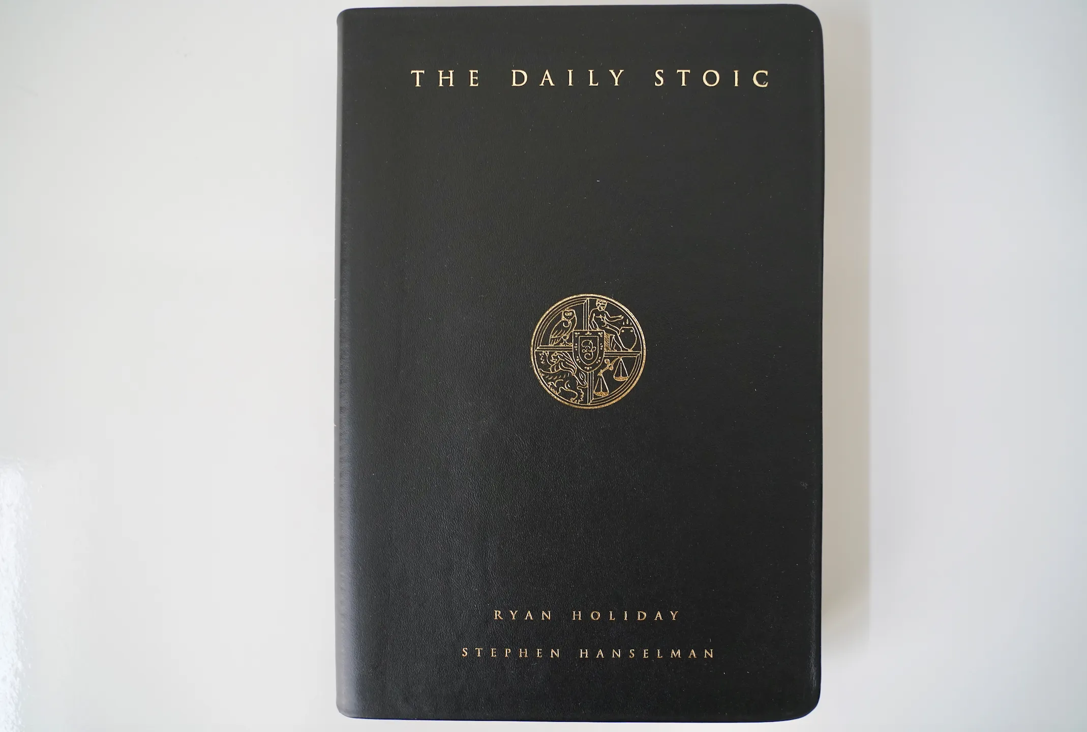 The Daily Stoic (Premium Leather Edition Book)