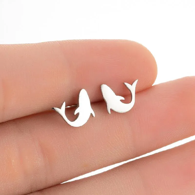 Unique Mini Shark Earrings