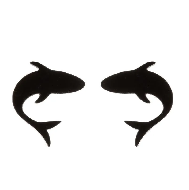 Unique Mini Shark Earrings