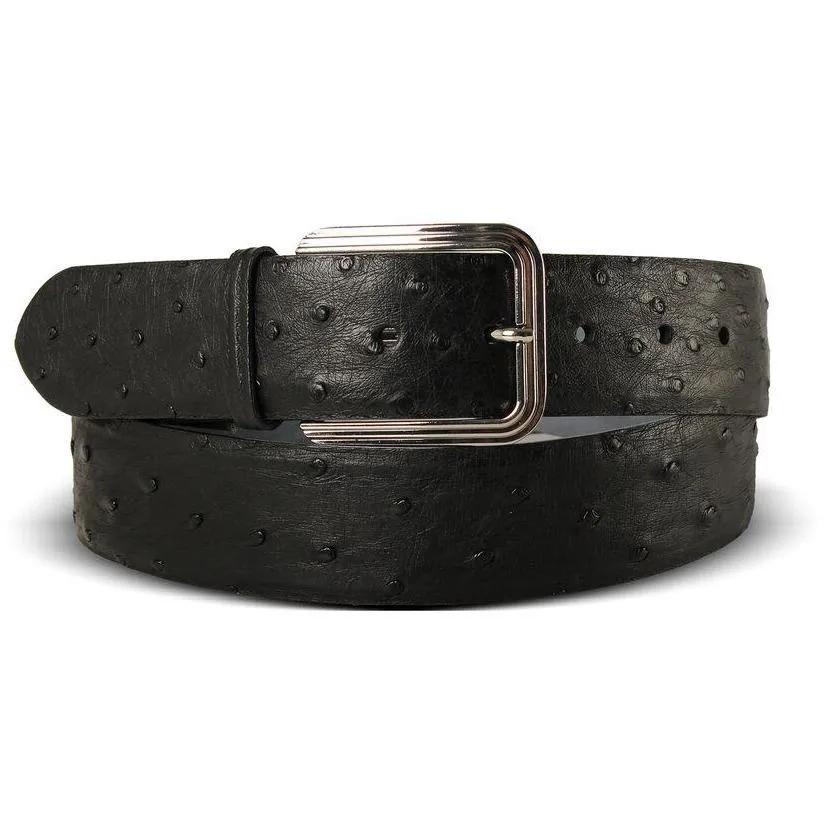 Via Veneta Ostrich Belt | Black